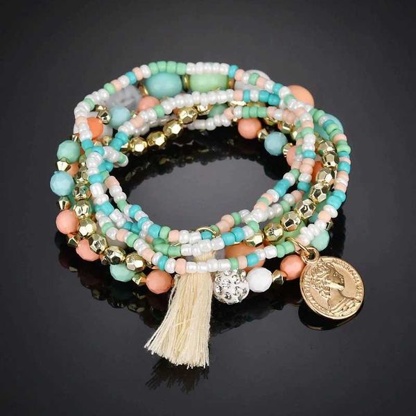 charm bracelets 6pcsset bohemian beaded multilayer bracelet for women vintage fashion metal coin pendant tassel bracelet vacation jewelry gi, Golden;silver
charm bracelets 6pcsset bohemian beaded multilayer bracelet for women vintage fashion metal coin pendant tassel bracelet vacation jewelry gi, Golden;silver