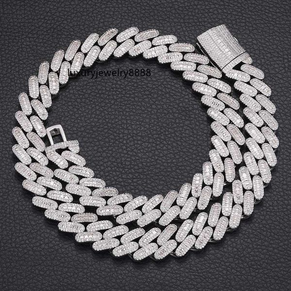 fashion hip hop men's 14mm baguette cuban link neck chain gold plated copper aaaaa zircon iced out jewelry necklace, Silver
fashion hip hop men's 14mm baguette cuban link neck chain gold plated copper aaaaa zircon iced out jewelry necklace, Silver
