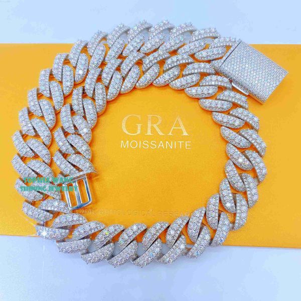 custom hip hop jewelry lab diamond moissanite cuban link chain new design 925 hip hop jewelry, Silver
custom hip hop jewelry lab diamond moissanite cuban link chain new design 925 hip hop jewelry, Silver
