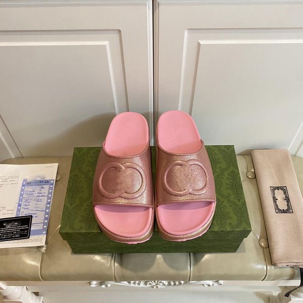 luxury embossed interlocking slippers men women platform metallic silver rubber sandals thick sole letter slides summer beach flip flops, Black
luxury embossed interlocking slippers men women platform metallic silver rubber sandals thick sole letter slides summer beach flip flops, Black