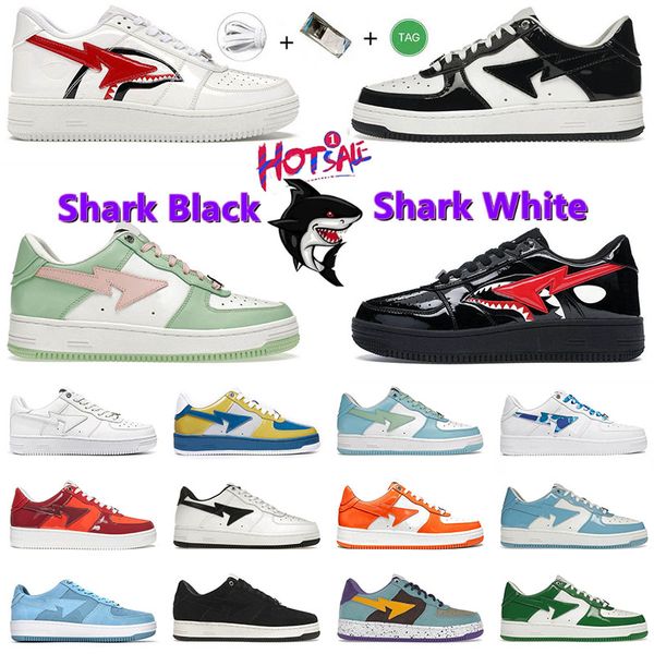 2023 designer bapestas casual shoes low shark black white triple white green patent mens womens trainers outdoor sports sneakers luxury plat
2023 designer bapestas casual shoes low shark black white triple white green patent mens womens trainers outdoor sports sneakers luxury plat