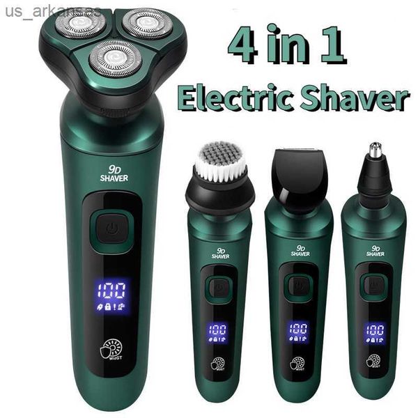 4 in 1 electric shaver for men smart led digital display triple blade floating razor usb rechargeable washing beard remover
4 in 1 electric shaver for men smart led digital display triple blade floating razor usb rechargeable washing beard remover