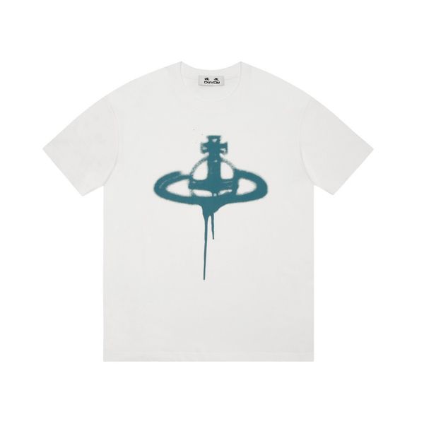 duyou men's spray orb t-shirt vivienne west wood t-shirt brand clothing men women summer t shirt with letters cotton jersey 78179, White;black
duyou men's spray orb t-shirt vivienne west wood t-shirt brand clothing men women summer t shirt with letters cotton jersey 78179, White;black