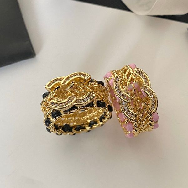 band rings 2colot never fade brand double letter band ring 18k gold plated crystal brass copper open rings fashion designer men women couple, Silver
band rings 2colot never fade brand double letter band ring 18k gold plated crystal brass copper open rings fashion designer men women couple, Silver