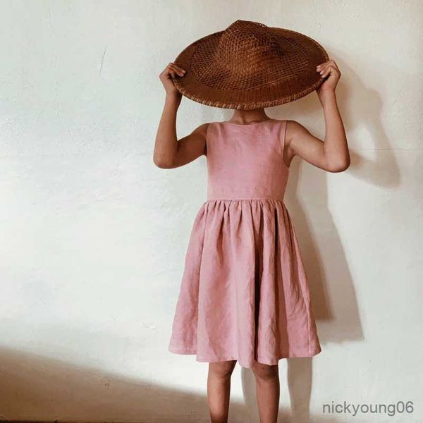 girl's dresses girls' dress summer new back split deep sleeveless cotton and r230612, Red;yellow
girl's dresses girls' dress summer new back split deep sleeveless cotton and r230612, Red;yellow