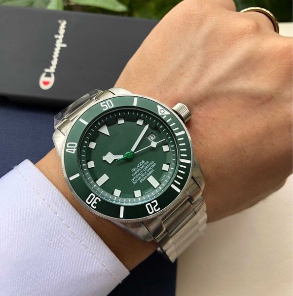 mens pelagos watch designer luxruy tudr watches green dial date montre de luxe stainless steel strap with box, Slivery;brown
mens pelagos watch designer luxruy tudr watches green dial date montre de luxe stainless steel strap with box, Slivery;brown