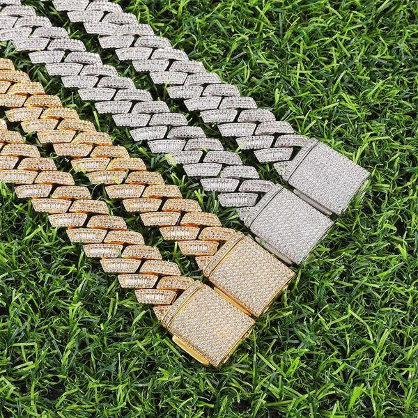 20mm iced out diamond choker necklace jewelry set men miami baguette cuban link prong chain bracelet necklace, Silver
20mm iced out diamond choker necklace jewelry set men miami baguette cuban link prong chain bracelet necklace, Silver