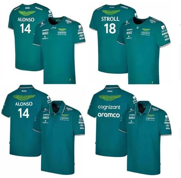 f1 2023 official team driver fans t-shirt formula 1 aston martin racing polo shirt short sleeve same fans summer fashion green jersey t-shir, Black;gray
f1 2023 official team driver fans t-shirt formula 1 aston martin racing polo shirt short sleeve same fans summer fashion green jersey t-shir, Black;gray