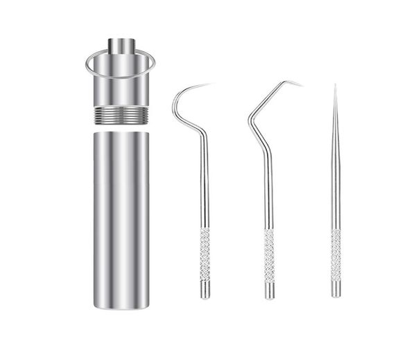 stainless steel toothpick set accessories portable oral cleaning tools artifact outdoor picnic camp reusable household travel stor2545522, Silver
stainless steel toothpick set accessories portable oral cleaning tools artifact outdoor picnic camp reusable household travel stor2545522, Silver