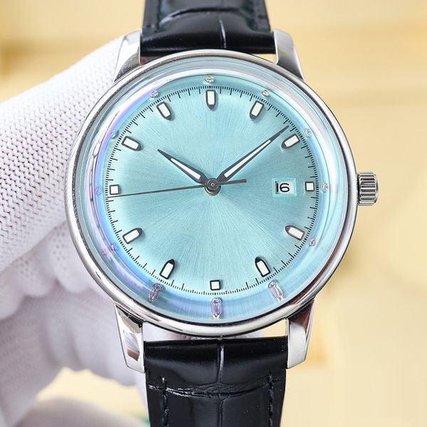 men watch 42mm automatic mechanical movement watch fashion waterproof business leather designer montre luxe, Slivery;brown
men watch 42mm automatic mechanical movement watch fashion waterproof business leather designer montre luxe, Slivery;brown