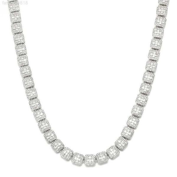 women men iced out tennis necklace hip hop jewelry cluster 6mm vvs moissanite tennis chain necklace, Silver
women men iced out tennis necklace hip hop jewelry cluster 6mm vvs moissanite tennis chain necklace, Silver