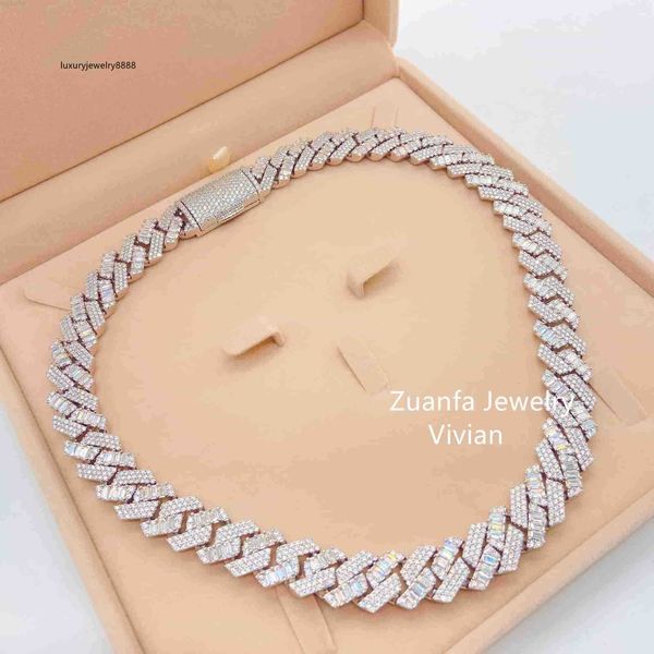 iced out fine jewelry miami cuban silver 925 vvs baguette moissanite diamond hip hop jewelry cuban link chain
iced out fine jewelry miami cuban silver 925 vvs baguette moissanite diamond hip hop jewelry cuban link chain
