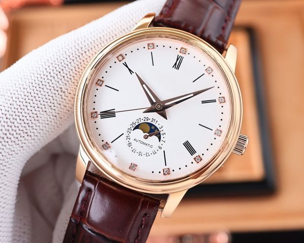 watch, men's watch, luxury watch, with automatic movement, features 6 digit calendar big moon phase, sapphire glass, italian calfskin,, Slivery;brown
watch, men's watch, luxury watch, with automatic movement, features 6 digit calendar big moon phase, sapphire glass, italian calfskin,, Slivery;brown