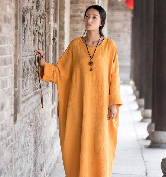 dresses linen dress big size batwing cotton women long dress oversized zen style solid robe ete 2021 femme gown loose casual maxi dress, Black;gray
dresses linen dress big size batwing cotton women long dress oversized zen style solid robe ete 2021 femme gown loose casual maxi dress, Black;gray