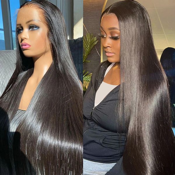 13x6 glueless straight lace front human hair wigs remy brazilian straight 30 32 inch lace frontal wig for women, Black;brown
13x6 glueless straight lace front human hair wigs remy brazilian straight 30 32 inch lace frontal wig for women, Black;brown