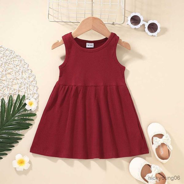 girl's dresses toddler kids baby girls summer dress sleeveless ribbed knit high waist tank casual girl sundress r230612, Red;yellow
girl's dresses toddler kids baby girls summer dress sleeveless ribbed knit high waist tank casual girl sundress r230612, Red;yellow