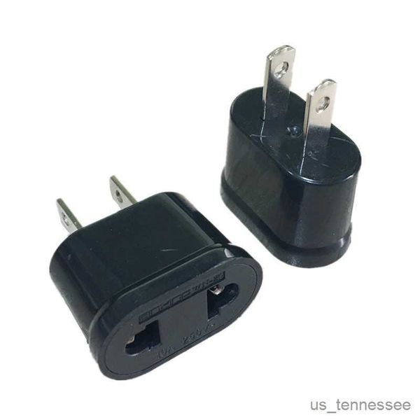 Image of Power Plug Adapter 50 pcs white /black adapter! White to Travel Converter Wall R230612