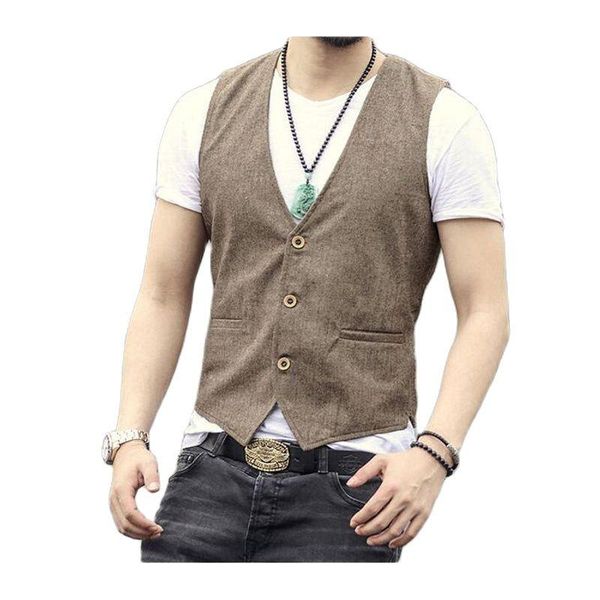 blazers 2018 men linen cotton vest men dress suit vest men cotton linen vest suit gilet vest slim business jacket, White;black
blazers 2018 men linen cotton vest men dress suit vest men cotton linen vest suit gilet vest slim business jacket, White;black