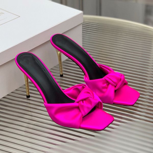 satin silk slim heels open-toe slippers mule slides sandals metal heels slip on block high heeled shoes women's luxury designer leather, Black
satin silk slim heels open-toe slippers mule slides sandals metal heels slip on block high heeled shoes women's luxury designer leather, Black