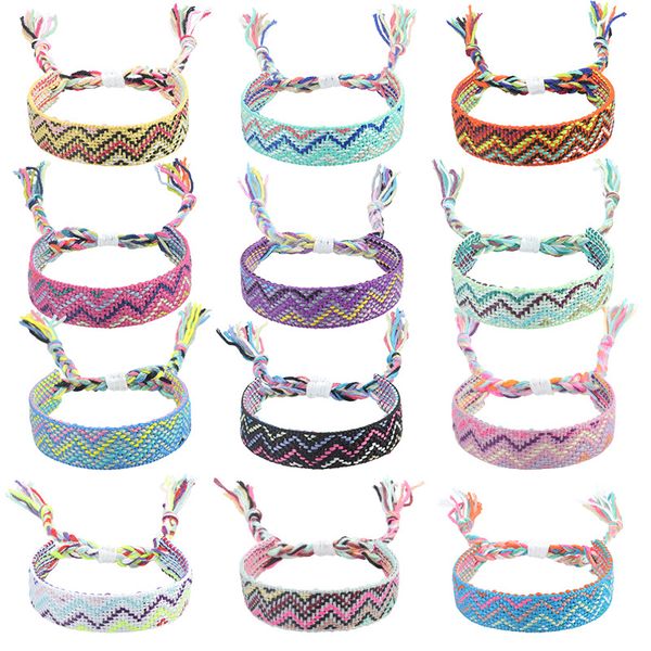 colorful tassel wrist friendship bracelets bohemian ethnic style woven bracelet women's fashion accessories, Golden;silver
colorful tassel wrist friendship bracelets bohemian ethnic style woven bracelet women's fashion accessories, Golden;silver