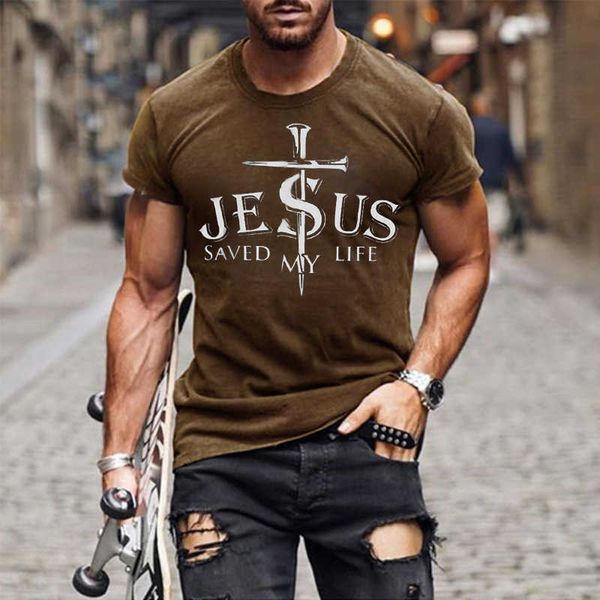 new summer men's cross print t-shirt fashion personality shirts for men5u4l, White;black
new summer men's cross print t-shirt fashion personality shirts for men5u4l, White;black