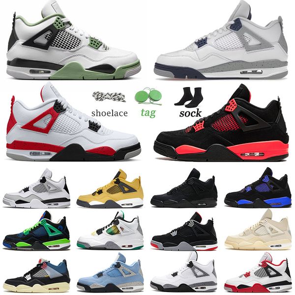 jumpman 4 red cement basketball shoes white oreo metallic red thunder 4s men women trainers messy room university blue seafoam pure money sp
jumpman 4 red cement basketball shoes white oreo metallic red thunder 4s men women trainers messy room university blue seafoam pure money sp
