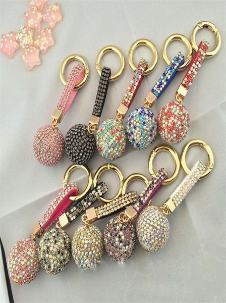 keychain rhinestone leather strap crystal ball car keychain charm pendant key ring for women for gifts dhl6026083, Silver
keychain rhinestone leather strap crystal ball car keychain charm pendant key ring for women for gifts dhl6026083, Silver