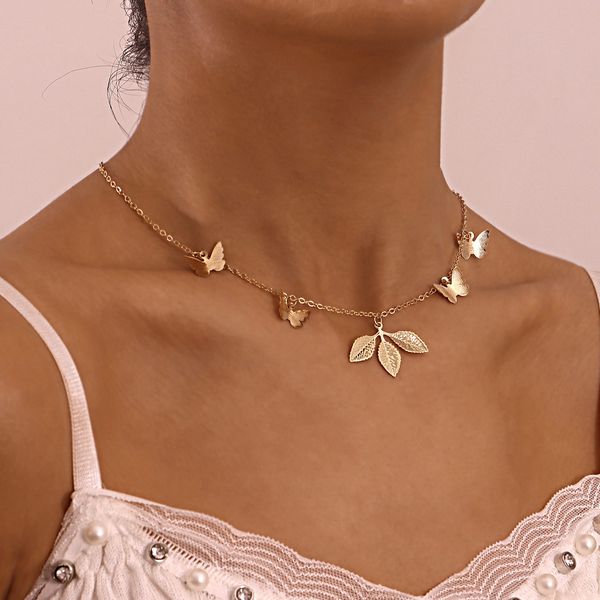 fashion jewelry for women girlfriends simple adjustable clover butterfly pendant necklace woman, cool wind ins necklace pendant necklace cha, Silver
fashion jewelry for women girlfriends simple adjustable clover butterfly pendant necklace woman, cool wind ins necklace pendant necklace cha, Silver