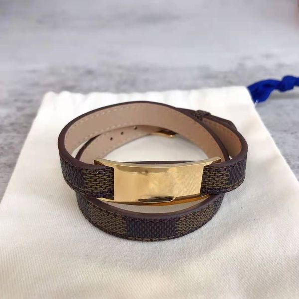 designer high-end brand men's and women's bracelets fashion jewelry gold silver buckle leather with box, Golden;silver
designer high-end brand men's and women's bracelets fashion jewelry gold silver buckle leather with box, Golden;silver