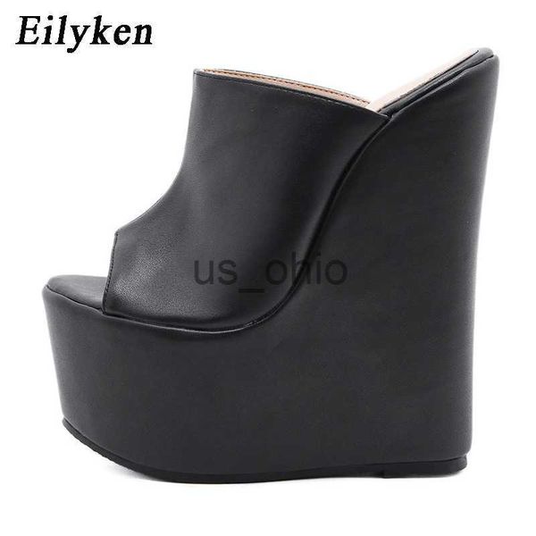 slippers eilyken popular fashion peep toe platform wedge slippers black summer shoes woman super high heels sandals size 3542 j230612
slippers eilyken popular fashion peep toe platform wedge slippers black summer shoes woman super high heels sandals size 3542 j230612