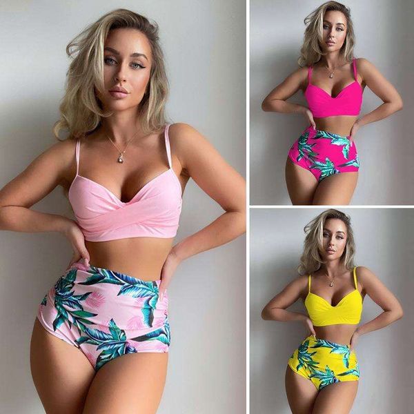 steel bracket push up bikini high waist slim and printed split for women, White;black
steel bracket push up bikini high waist slim and printed split for women, White;black