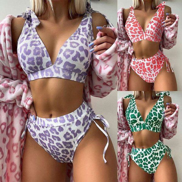 selling swimsuit female printed lace up chest cover high waist bikini wholesale, White;black
selling swimsuit female printed lace up chest cover high waist bikini wholesale, White;black