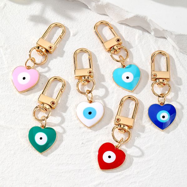 fashion love devil's eye keychain pendant alloy heart blue evil eye bag keychains jewelry accessories, Silver
fashion love devil's eye keychain pendant alloy heart blue evil eye bag keychains jewelry accessories, Silver