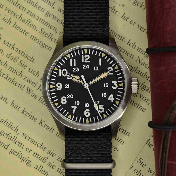 homage mens watch hml-h704 black dial wath automatic mechanical japan nh35 us army retro wristwatch h6fi, Slivery;golden
homage mens watch hml-h704 black dial wath automatic mechanical japan nh35 us army retro wristwatch h6fi, Slivery;golden