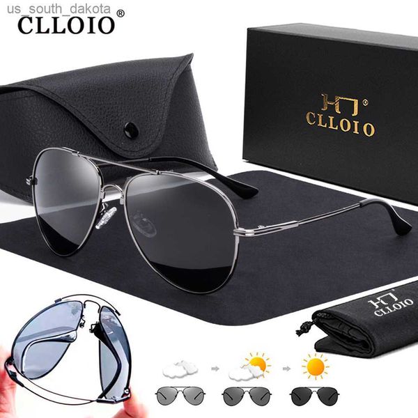 clloio titanium alloy polarized sunglasses men women fashion pchromic sun glasses chameleon anti-glare driving oculos de sol l230523, White;black
clloio titanium alloy polarized sunglasses men women fashion pchromic sun glasses chameleon anti-glare driving oculos de sol l230523, White;black
