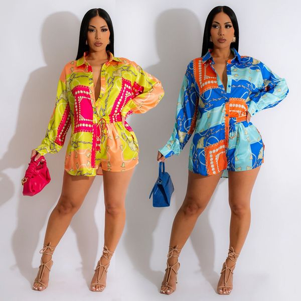 women's tracksuits suits clothing pants sets 2 pieces lady vintage print polo shirts long sleeve shorts two piece set matching suits, Gray
women's tracksuits suits clothing pants sets 2 pieces lady vintage print polo shirts long sleeve shorts two piece set matching suits, Gray