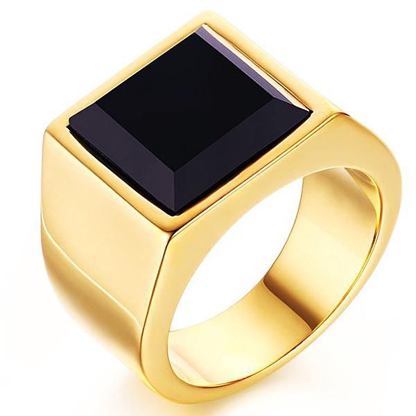 mens black onyx rings stainless steel square agate signet rings for men thumb ring band for dad father jewelry gift anillos de hombre yw218c, Golden;silver
mens black onyx rings stainless steel square agate signet rings for men thumb ring band for dad father jewelry gift anillos de hombre yw218c, Golden;silver