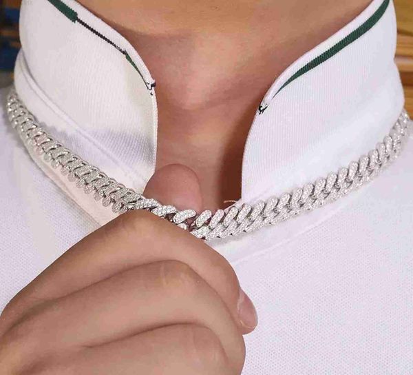 custom men cuban chain silver 925 iced out hip hop heavy 10mm moissanite vvs cuban chain link necklace
custom men cuban chain silver 925 iced out hip hop heavy 10mm moissanite vvs cuban chain link necklace