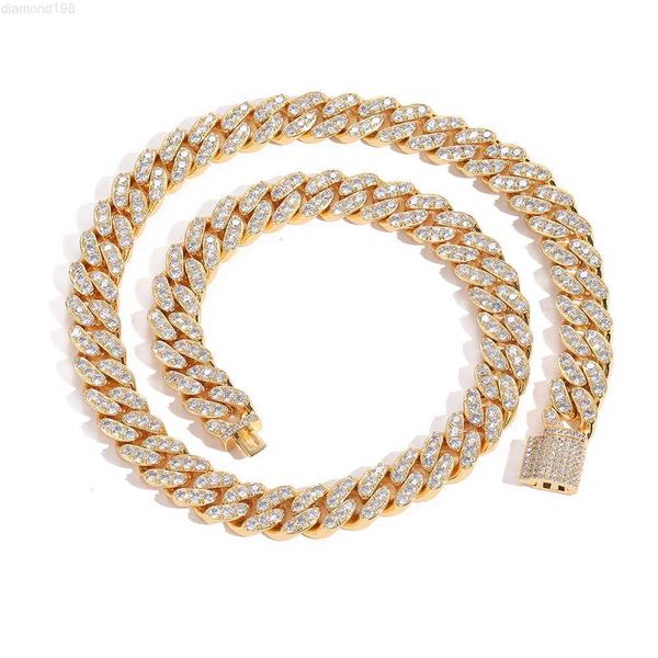 12mm hip hop iced out cuban link chain micro pave bling cz cuban chain necklace for women, Silver
12mm hip hop iced out cuban link chain micro pave bling cz cuban chain necklace for women, Silver