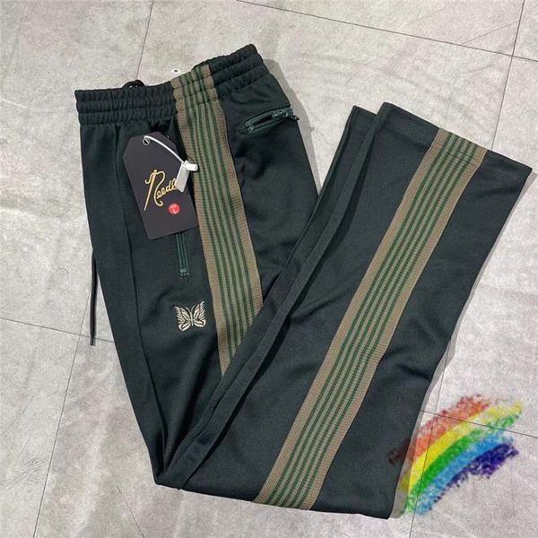 pants green stripe needles pants men women 1:1 awge butterfly embroidered logo needles track pants trousers, Black
pants green stripe needles pants men women 1:1 awge butterfly embroidered logo needles track pants trousers, Black