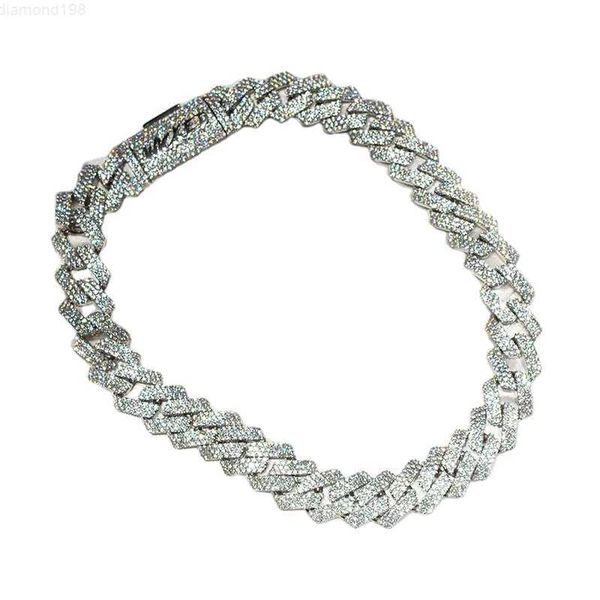 fashion jewelry necklaces hip hop schmuck 925 sterling silber 18mm 3 reihen vvs moissan ite iced out moissan ite cuban link chai, Silver
fashion jewelry necklaces hip hop schmuck 925 sterling silber 18mm 3 reihen vvs moissan ite iced out moissan ite cuban link chai, Silver