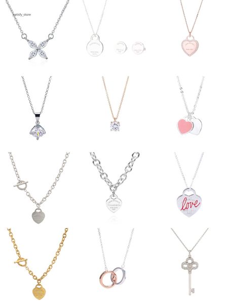 t home high-end design collarbone chain light luxury fashion quality women's necklace pendant collarbone necklace, Silver
t home high-end design collarbone chain light luxury fashion quality women's necklace pendant collarbone necklace, Silver