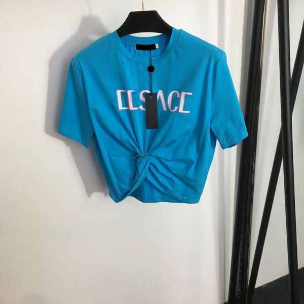 2023 designers t-shirts fashion t shirts women new alphabet print pin tucked waist short style crop navel short sleeve tees t-shir vercace, White
2023 designers t-shirts fashion t shirts women new alphabet print pin tucked waist short style crop navel short sleeve tees t-shir vercace, White