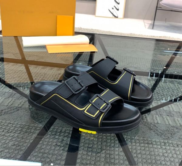 luxury designer trainer mule slippers men genuine leather outdoor two adjustable straps lightweight beach flip flops scuffs sandals, Black
luxury designer trainer mule slippers men genuine leather outdoor two adjustable straps lightweight beach flip flops scuffs sandals, Black