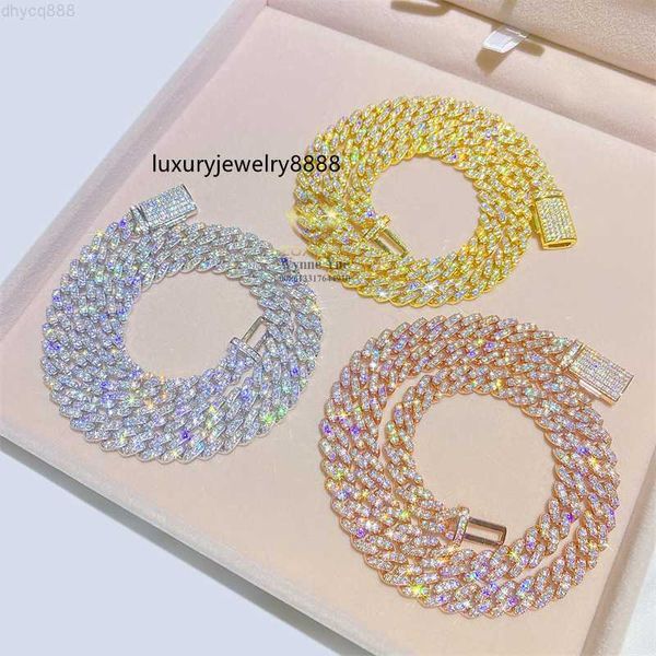 wholesale 8mm 1row round corner s925 iced out moissanite diamond men cuban link chain, Silver
wholesale 8mm 1row round corner s925 iced out moissanite diamond men cuban link chain, Silver