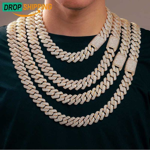 dropshipping mens jewelry punk 20mm 18k gold plated brass 3 rows aaaaa cz diamond iced out heavy cuban link chain necklace, Silver
dropshipping mens jewelry punk 20mm 18k gold plated brass 3 rows aaaaa cz diamond iced out heavy cuban link chain necklace, Silver