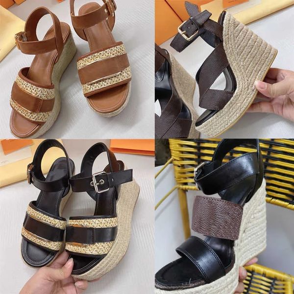wedge platform sandals: high heel leather with adjustable buckle - fashionable and comfortable for weddings or dressy occasions. sizes 35-41, Black
wedge platform sandals: high heel leather with adjustable buckle - fashionable and comfortable for weddings or dressy occasions. sizes 35-41, Black