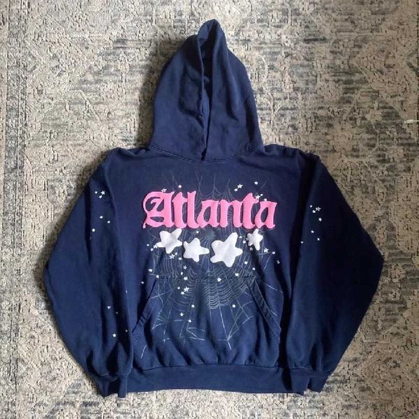 men's hoodies sweatshirts blue sp5der 555555 atlanta pullover men women young thug spider web star letter hoodies, Black
men's hoodies sweatshirts blue sp5der 555555 atlanta pullover men women young thug spider web star letter hoodies, Black