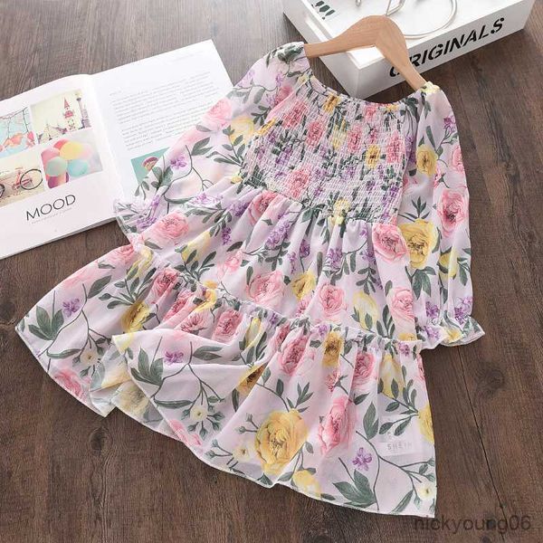 girl's dresses baby girls casual thin clothes spring autumn party princess floral vestidos r230612, Red;yellow
girl's dresses baby girls casual thin clothes spring autumn party princess floral vestidos r230612, Red;yellow