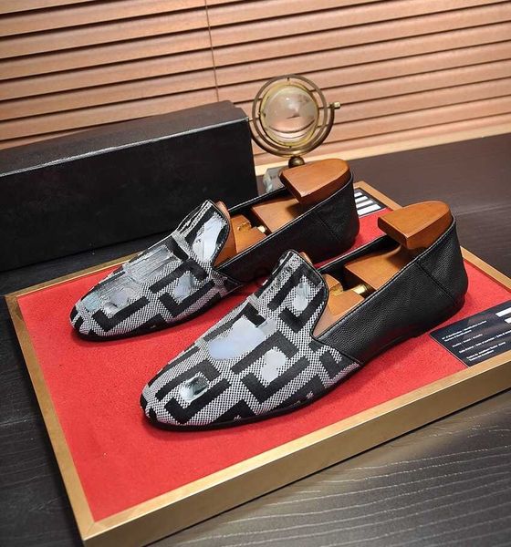 dress shoes mens dress shoes leather loafers patchwork black brown letter printing fashion wedding business shoe j230612
dress shoes mens dress shoes leather loafers patchwork black brown letter printing fashion wedding business shoe j230612